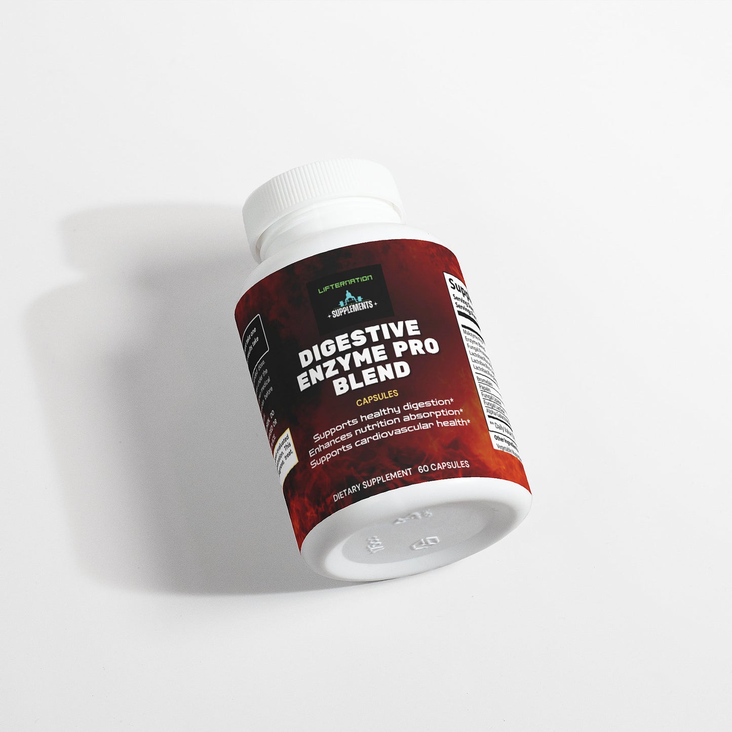 LifterNation Digestive Enzyme Pro Blend (60 Capsules)