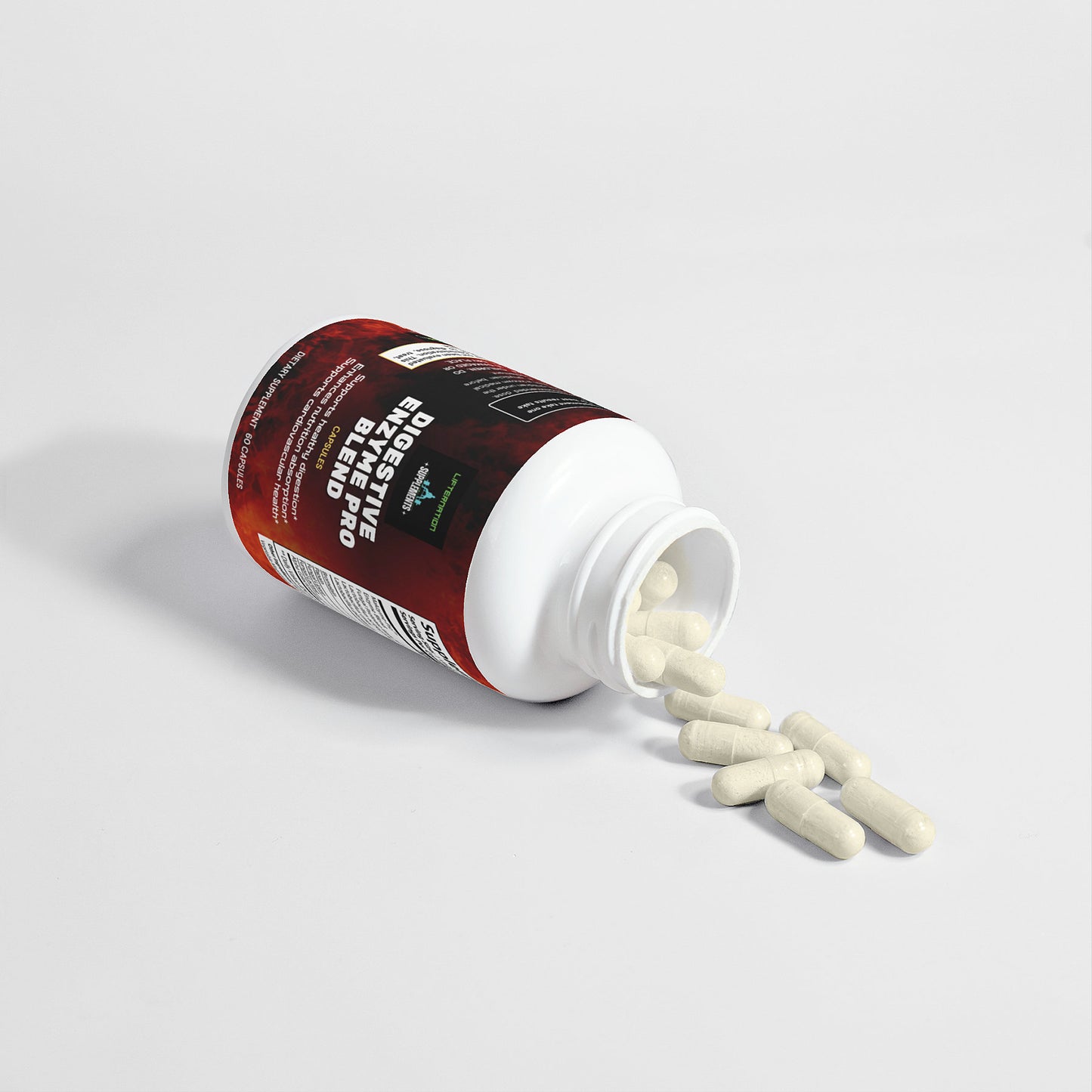 LifterNation Digestive Enzyme Pro Blend (60 Capsules)