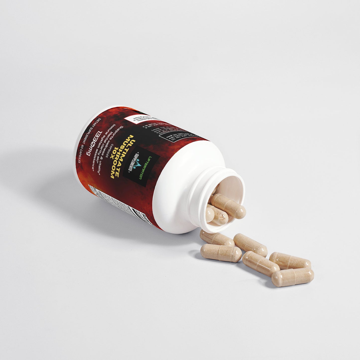 LifterNation Ultimate Mushroom Complex 10X (60 Capsules)