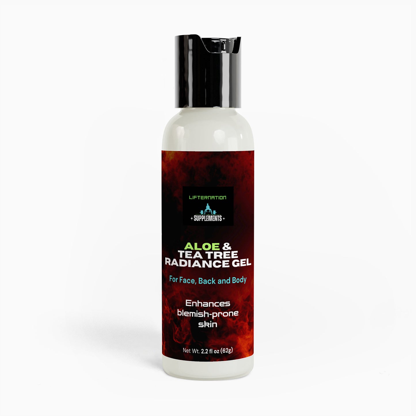LifterNation Aloe & Tea Tree Radiance Gel 2.2Fl oz