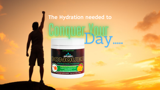 LifterNation Conquer Hydration Powder will Help you Conquer the day