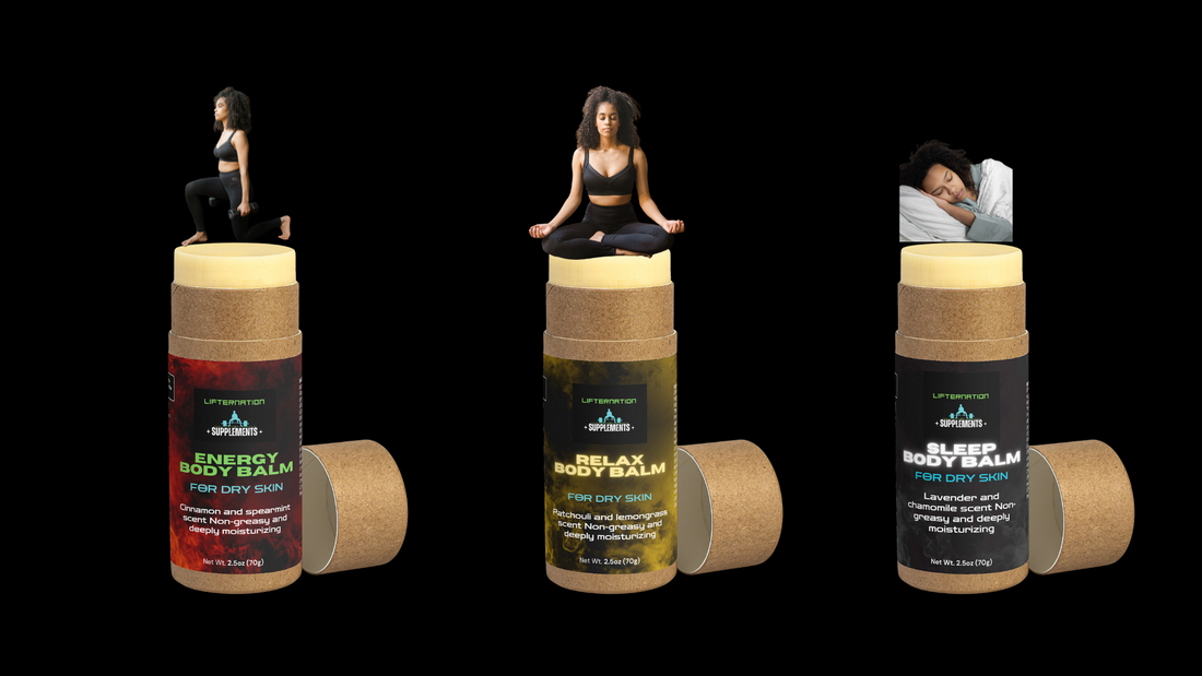 The Power of LifterNation's Energy, Relax, and Sleep Body Balms: Hydration & Wellness in Every Application