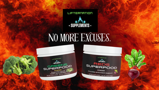 10 Benefits of Using LifterNation Greens and Reds Super Foods