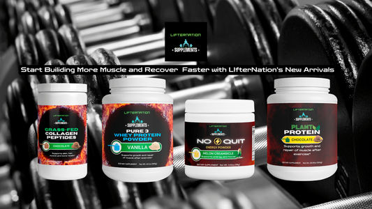 Start Building Muscle and Recover Faster with LifterNation's Exciting New Arrivals!