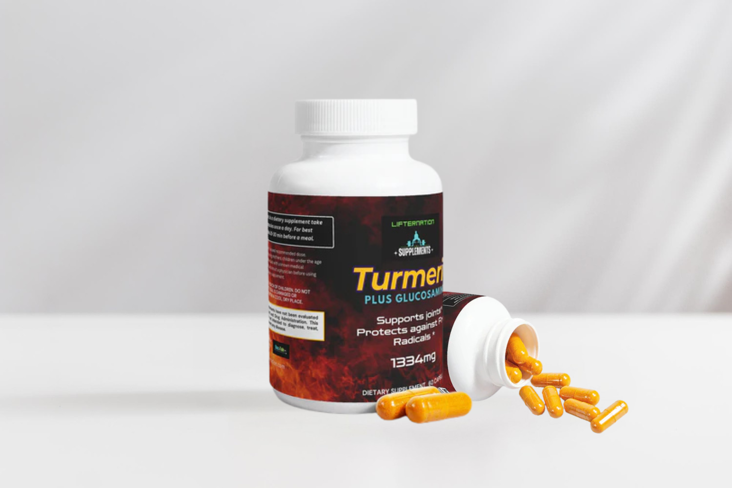 LifterNation Turmeric Plus Glucosamine: The Ultimate Joint Support Formula