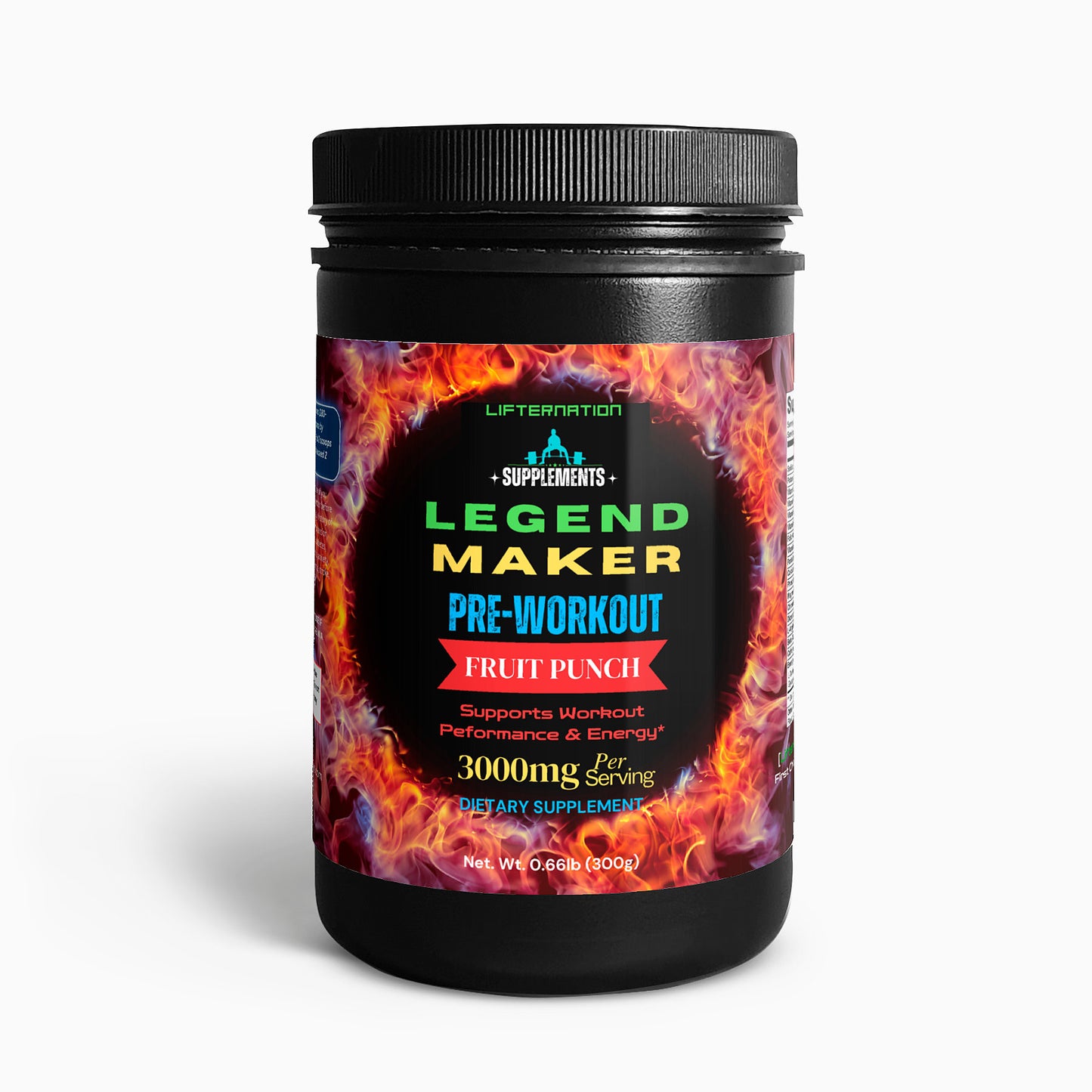 LifterNation Legend Maker Pre-Workout (Fruit Punch)