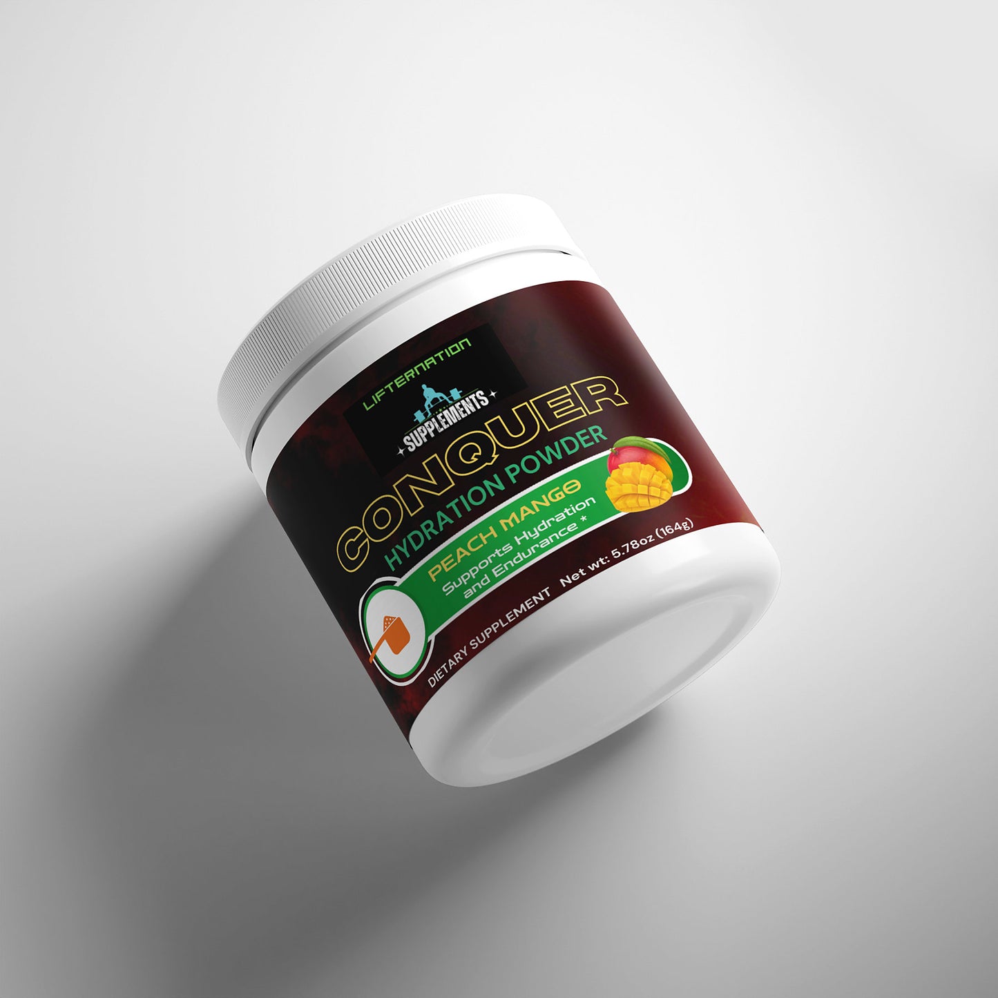 LifterNation ConQuer Hydration Powder (Peach Mango)