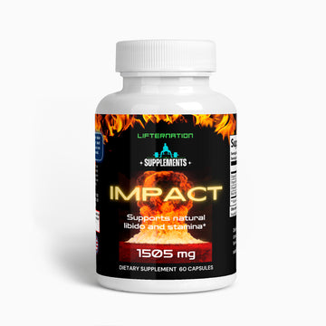 LifterNation Impact 1505mg (60 Capsules) Natural Extracts LifterNation Supplements