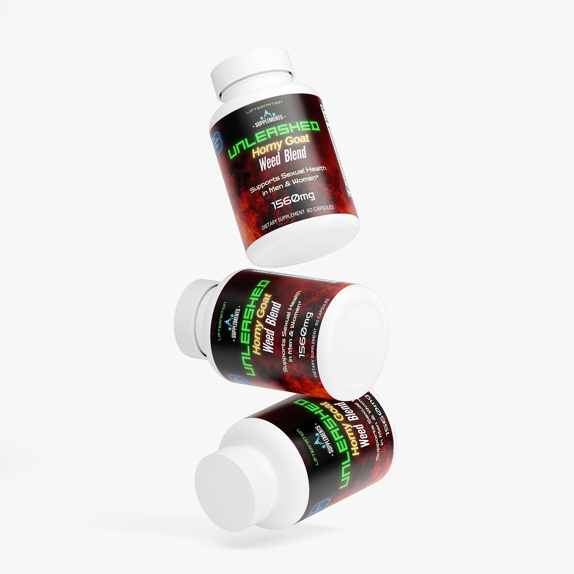 LifterNation Unleashed Horny Goat Weed Blend (1560mg) Natural Extracts LifterNation Supplements