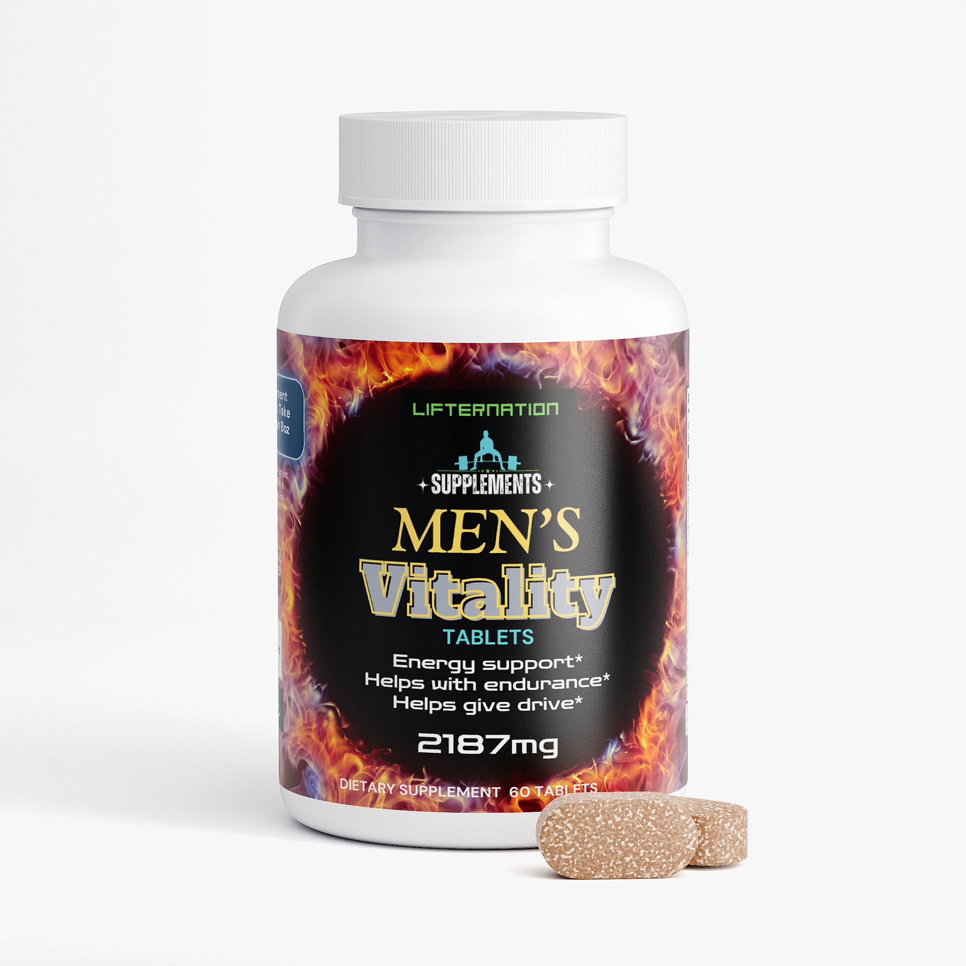 LifterNation Men's Vitality (60 Tablets) Natural Extracts LifterNation Supplements