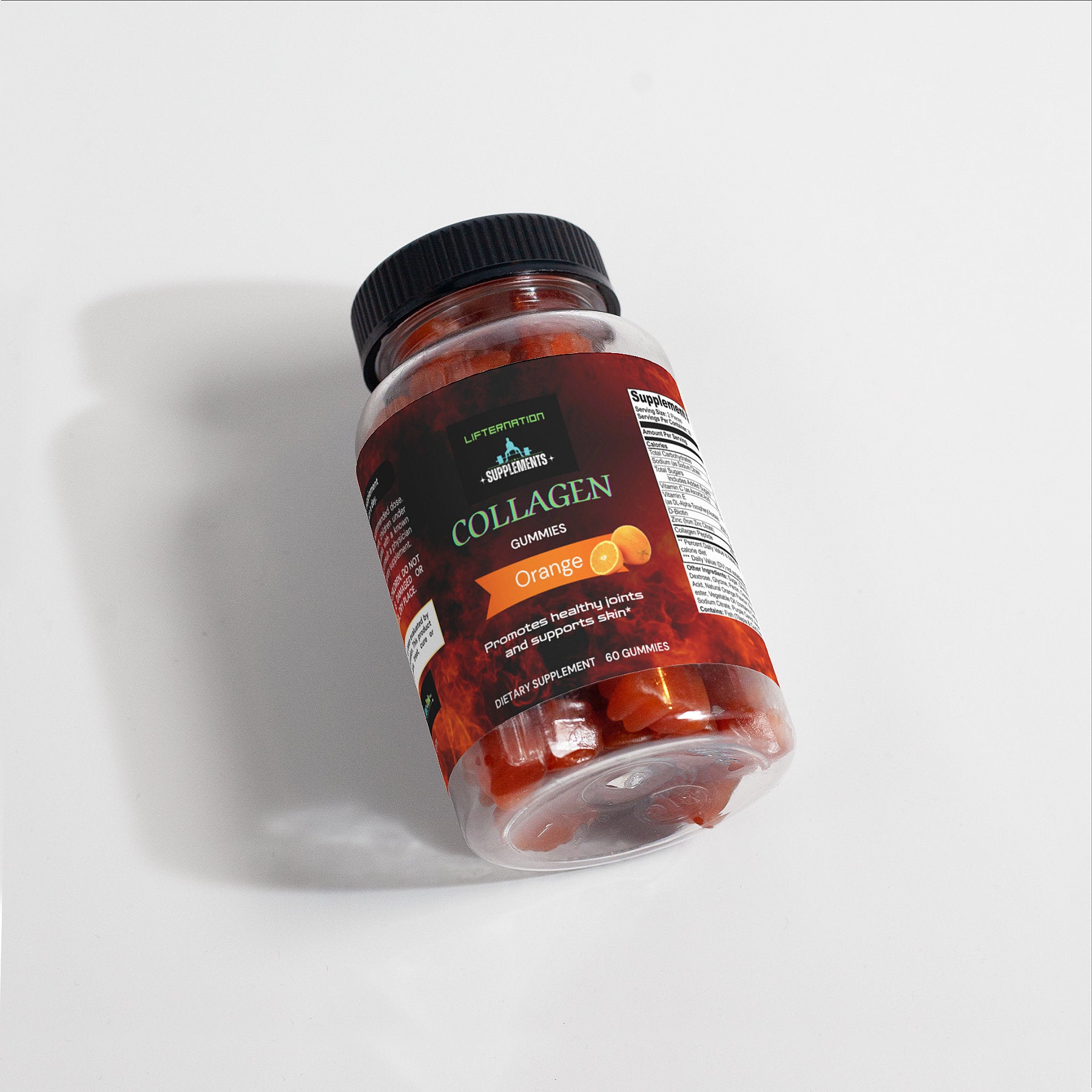 LifterNation Collagen Gummies 60 (Adult) Gummies Proteins & Blends LifterNation Supplements