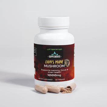 LifterNation Lion's Mane Mushroom (60 Capsules) Natural Extracts LifterNation Supplements