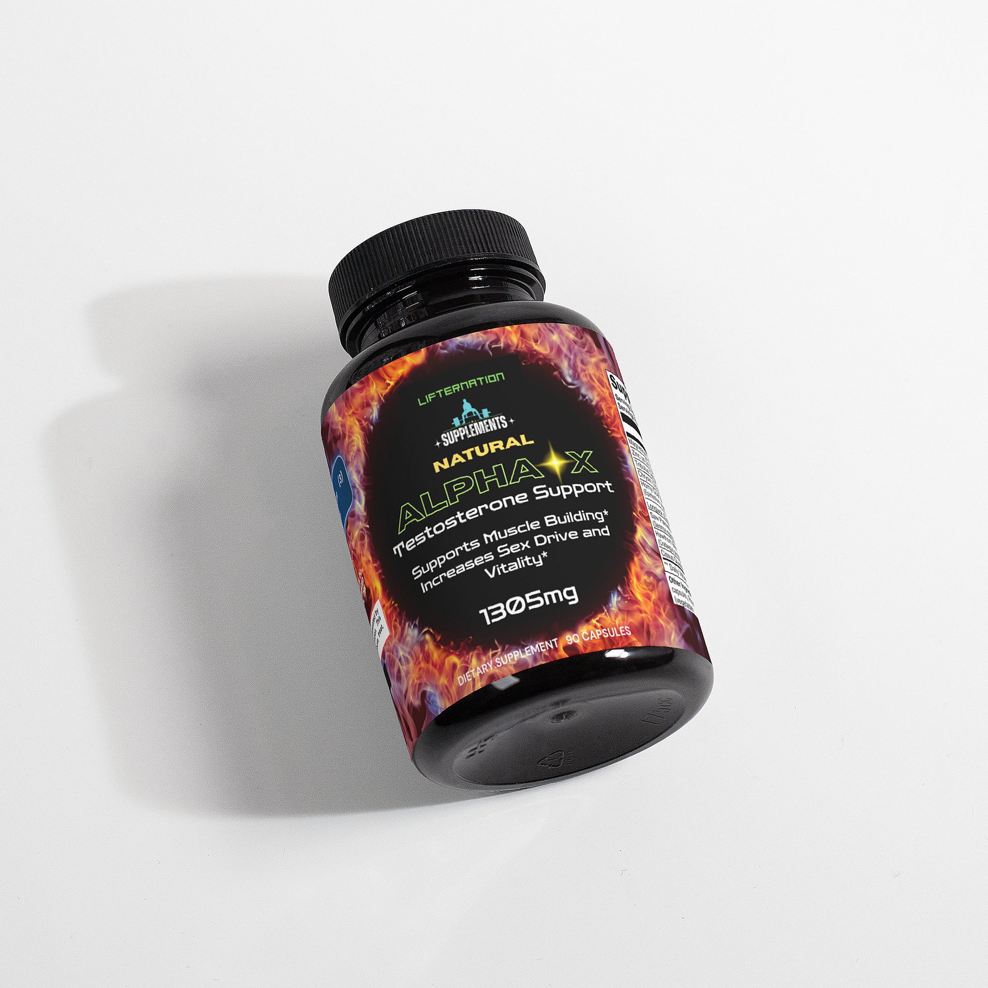 LifterNation Alpha X Natural Testosterone Support (90 Capsules) Specialty Supplements LifterNation Supplements