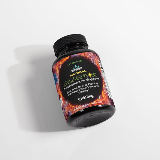 LifterNation Alpha X Natural Testosterone Support (90 Capsules)