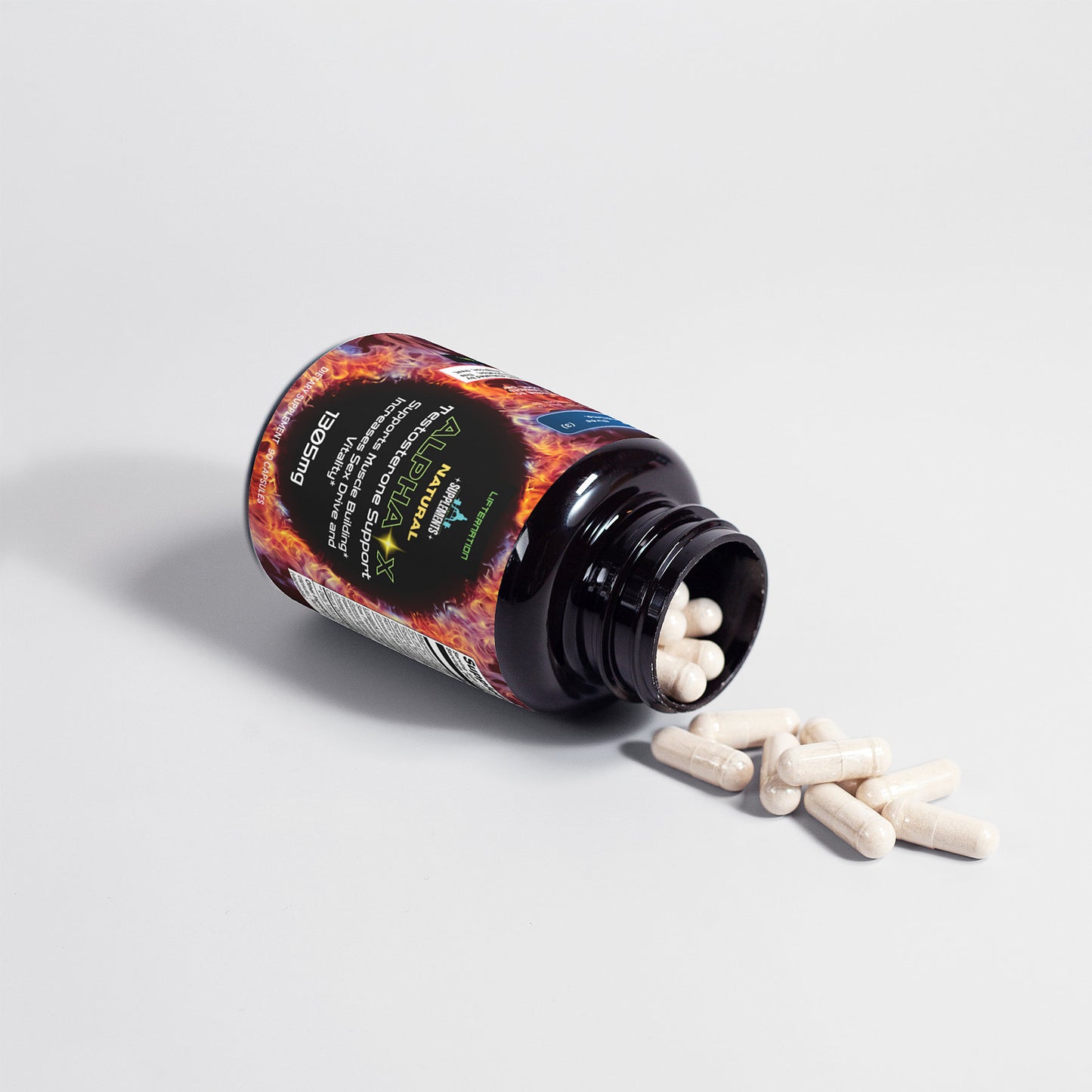 LifterNation Alpha X Natural Testosterone Support (90 Capsules)