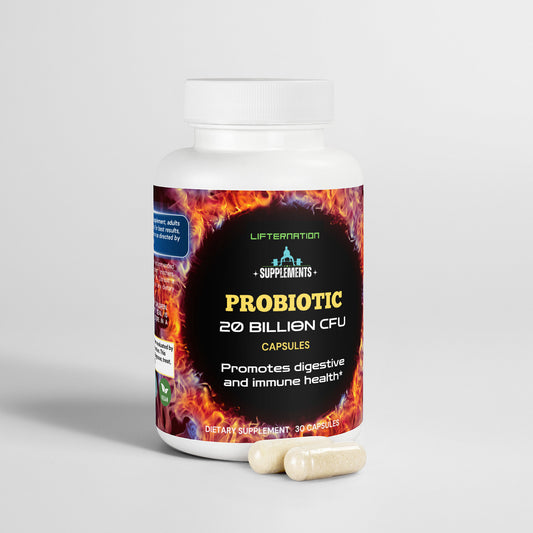 LifterNation Probiotic 20 Billion CFU (30 Capsules)