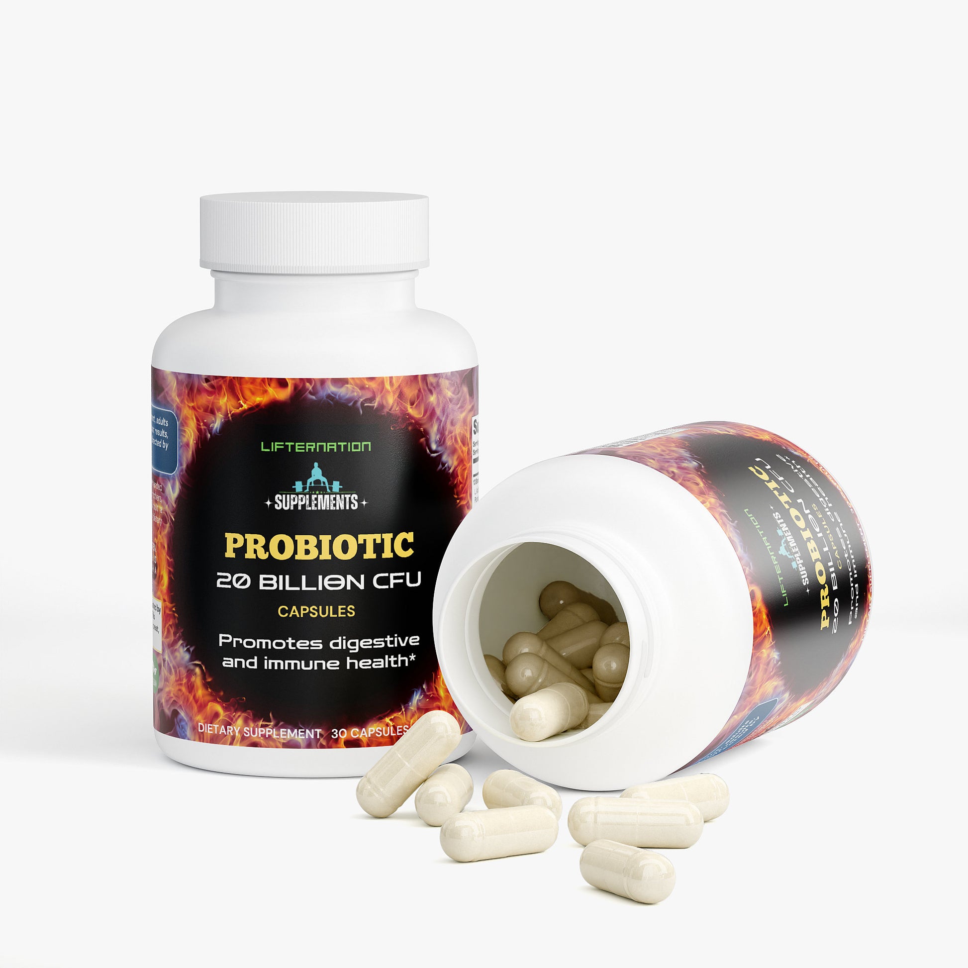 LifterNation Probiotic 20 Billion CFU (30 Capsules) Specialty Supplements LifterNation Supplements