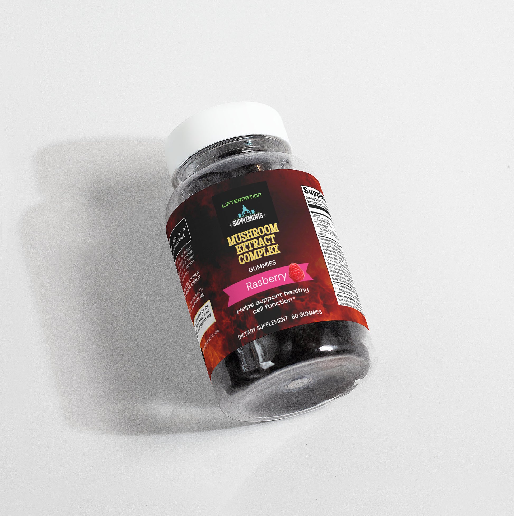 LifterNation Mushroom Extract Complex (60 Gummies) Natural Extracts LifterNation Supplements