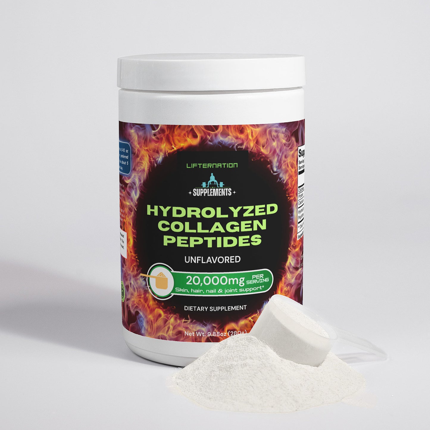 LifterNation Hydrolyzed Collagen Peptides (Unflavored)
