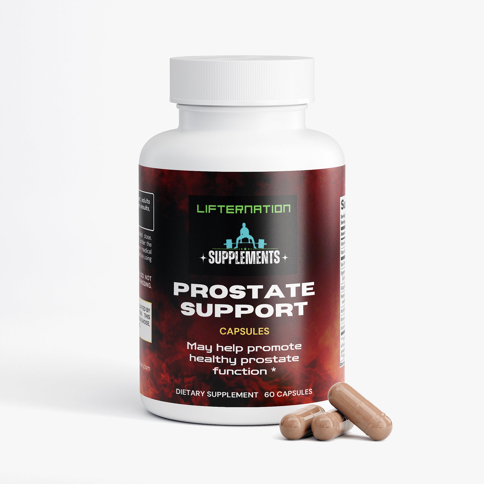 LifterNation Prostate Support (60 Capsules) Specialty Supplements LifterNation Supplements