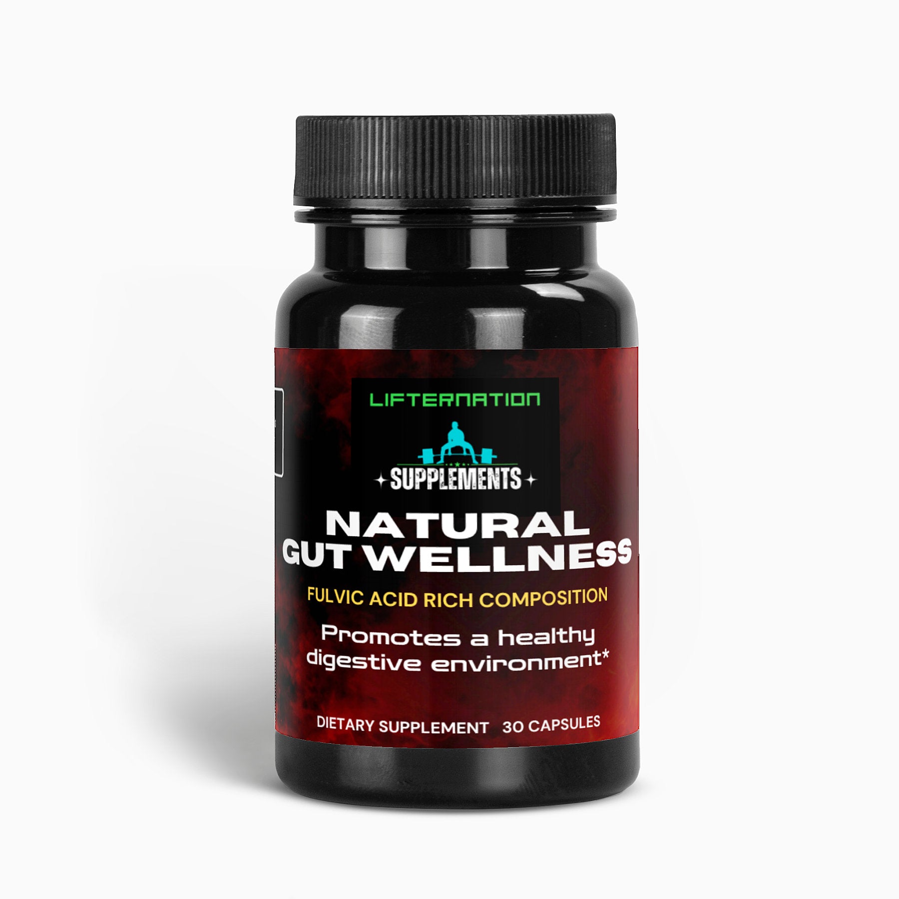 LifterNation Natural Gut Wellness (30 Capsules) Natural Extracts LifterNation Supplements