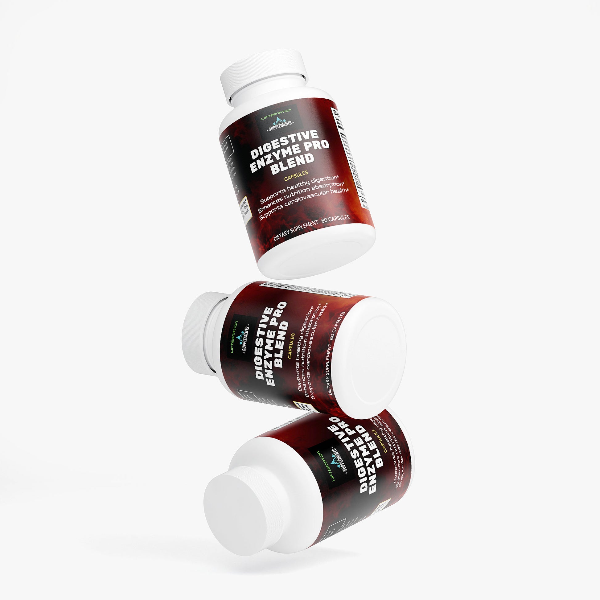 LifterNation Digestive Enzyme Pro Blend (60 Capsules) Specialty Supplements LifterNation Supplements