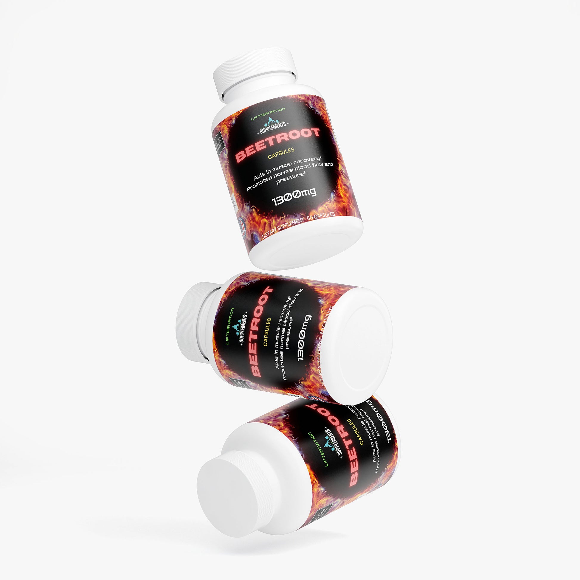 LifterNation Beetroot (60 Capsules) Natural Extracts LifterNation Supplements
