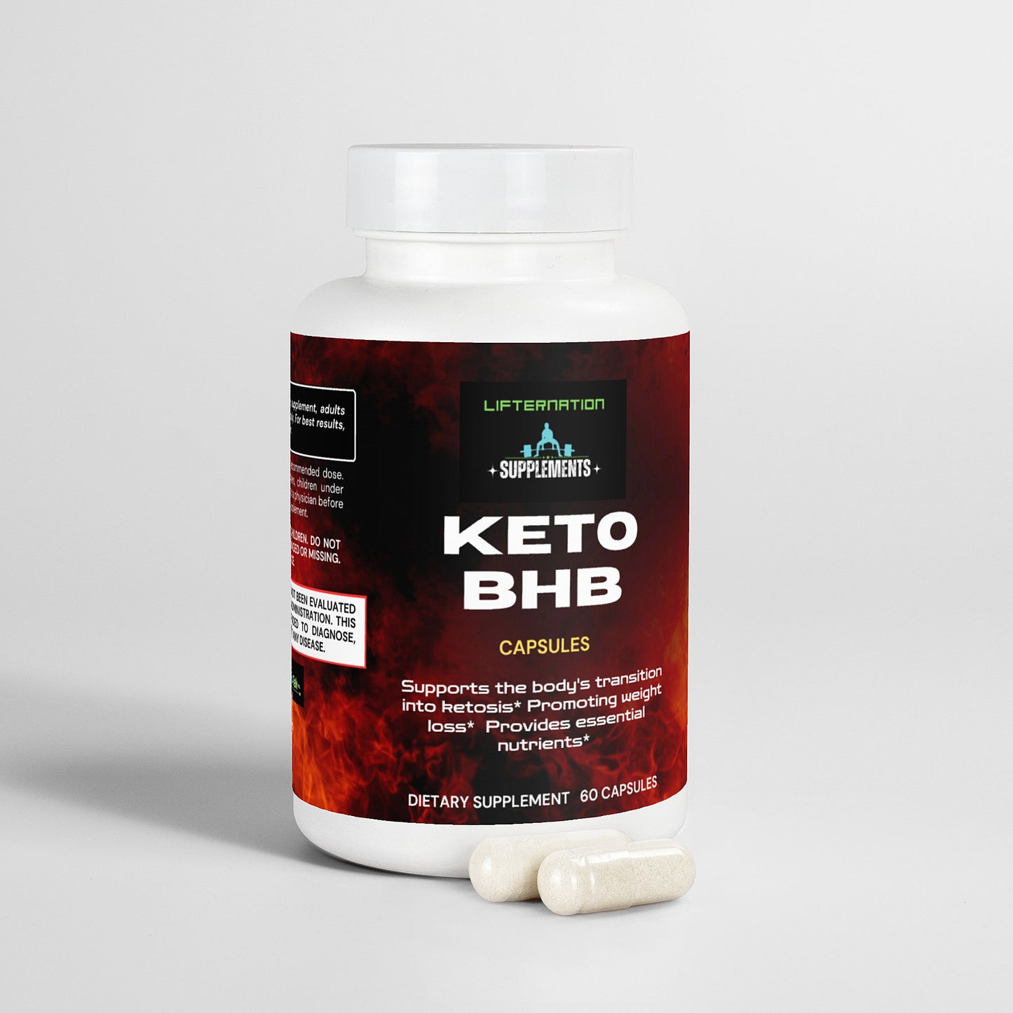 LifterNation Keto BHB (60 Capsules)