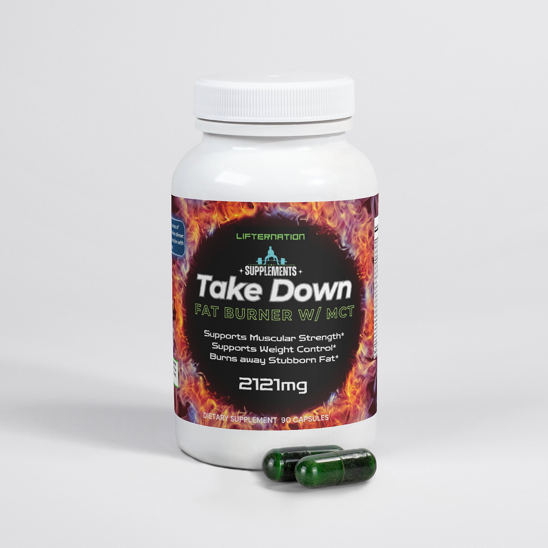 LifterNation Take Down Fat Burner (90 Capsules) Specialty Supplements LifterNation Supplements