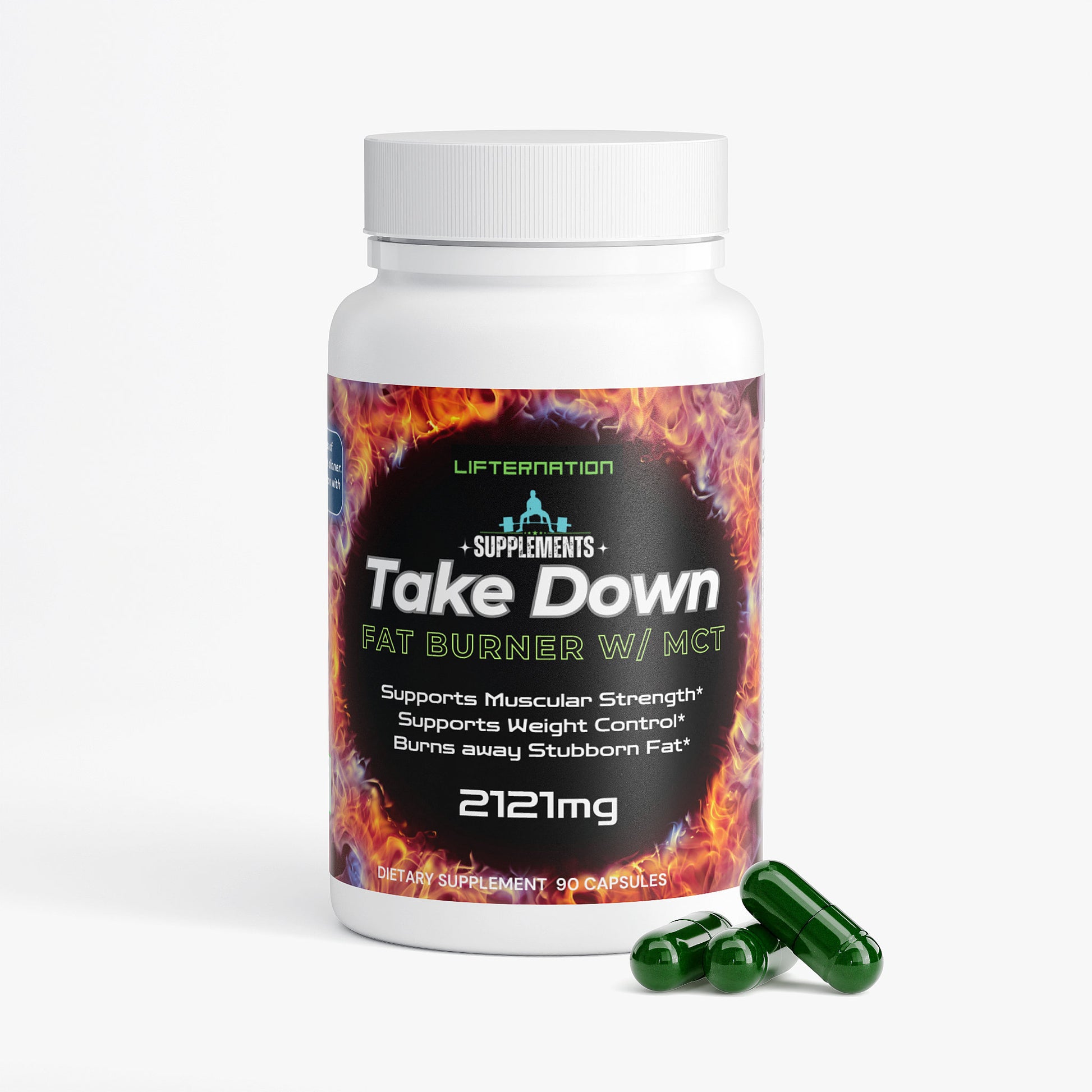 LifterNation Take Down Fat Burner (90 Capsules) Specialty Supplements LifterNation Supplements