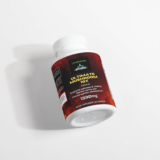 LifterNation Ultimate Mushroom Complex 10X (60 Capsules)