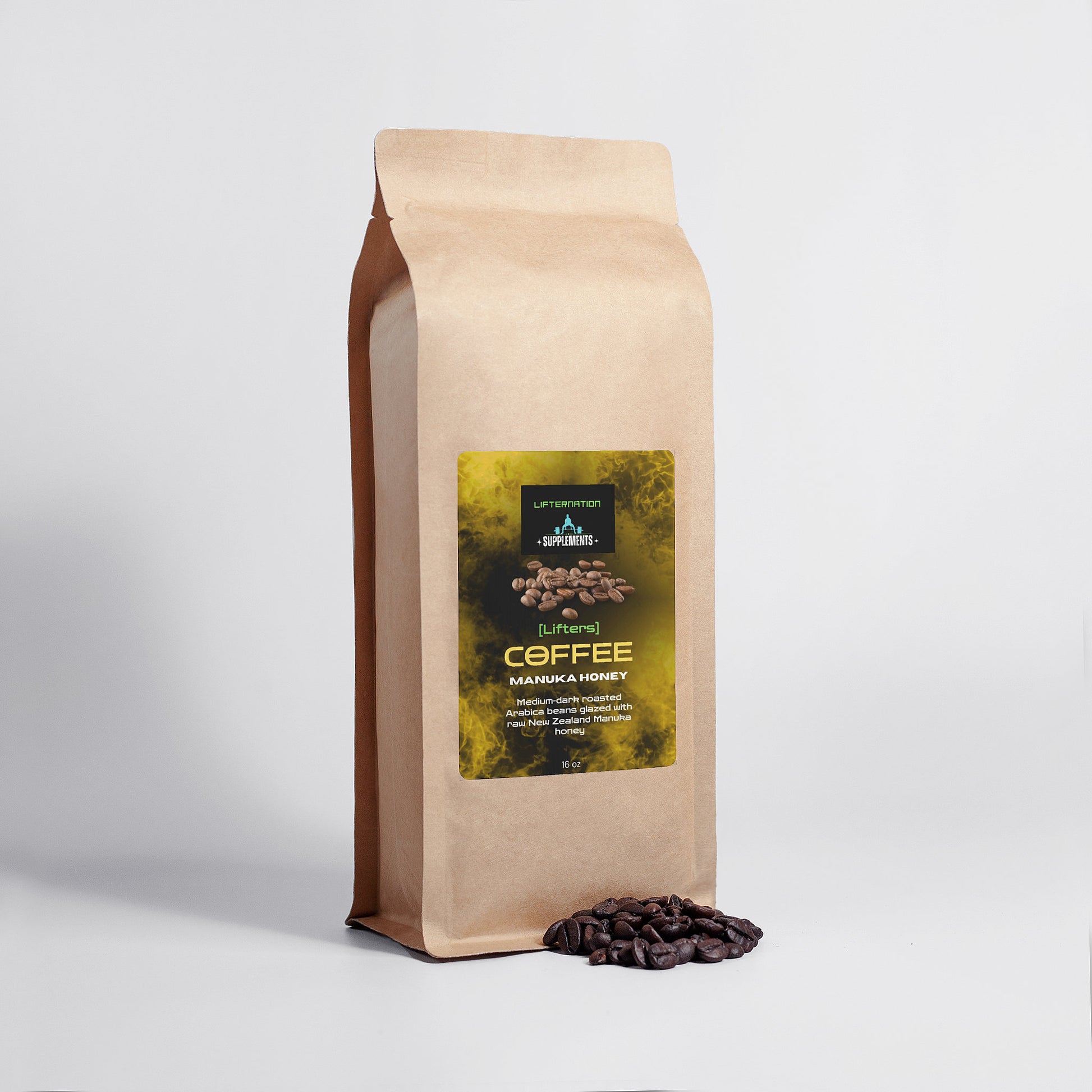 LifterNation [Lifters] Manuka Honey Coffee 16oz Food & Beverages LifterNation Supplements