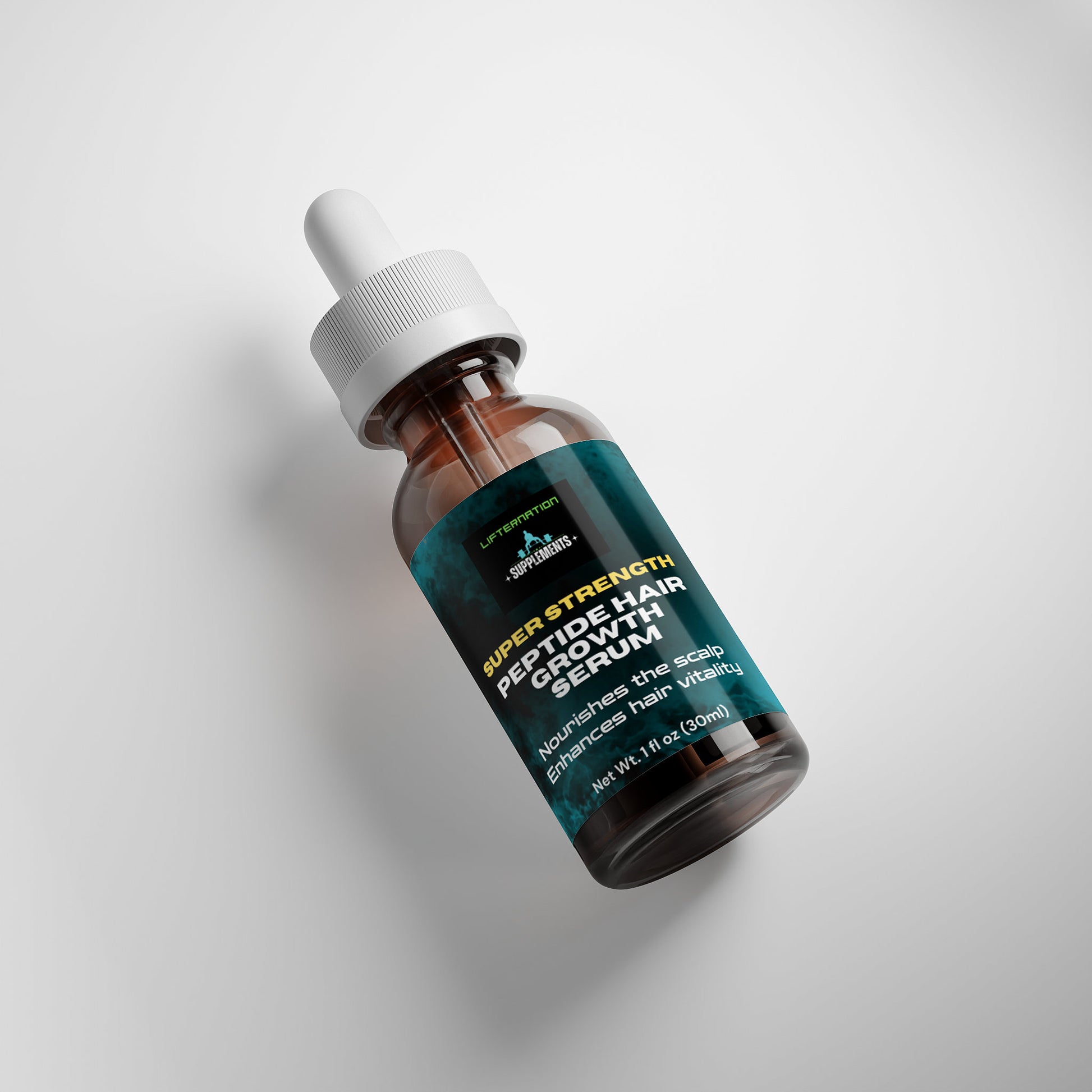 LifterNation Super Strength Peptide Hair Growth Serum 1FL oz Personal Care and Beauty LifterNation Supplements