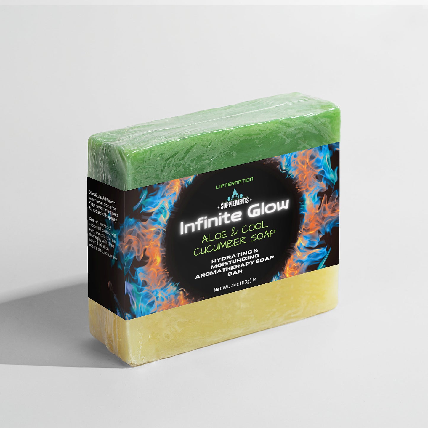 LifterNation Infinite Glow Aloe & Cool Cucumber Soap