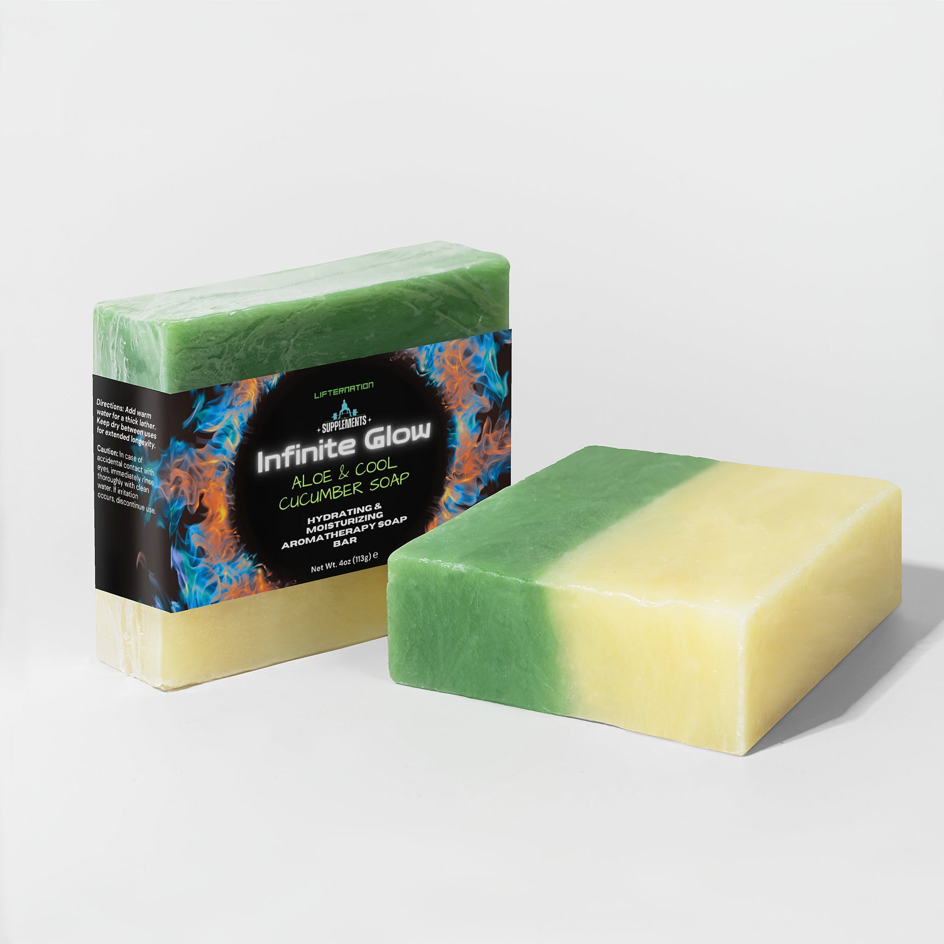 LifterNation Infinite Glow Aloe & Cool Cucumber Soap Personal Care and Beauty LifterNation Supplements