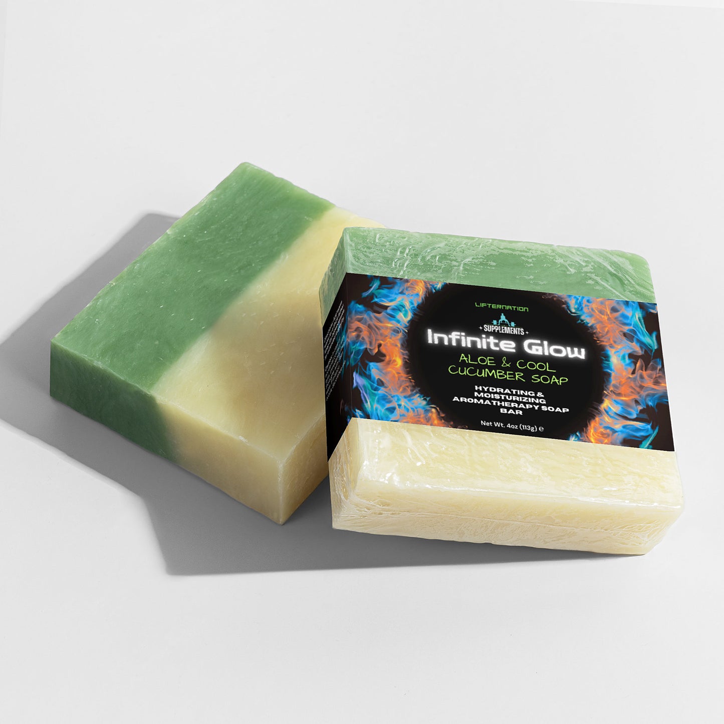 LifterNation Infinite Glow Aloe & Cool Cucumber Soap