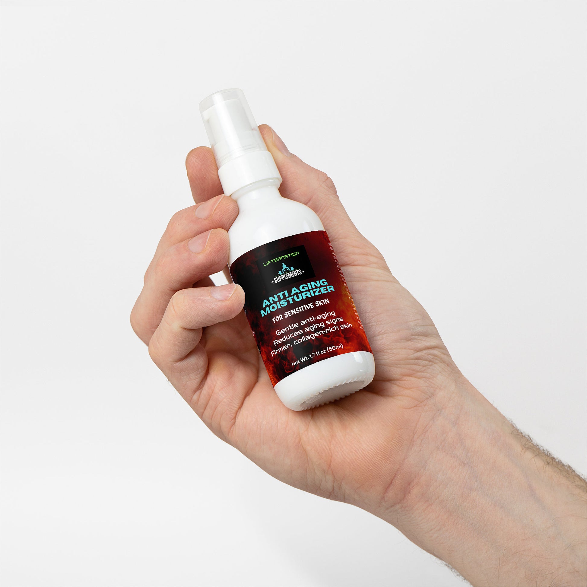 LifterNation Anti-Aging Moisturizer for Sensitive Skin 1.7Fl oz Personal Care and Beauty LifterNation Supplements