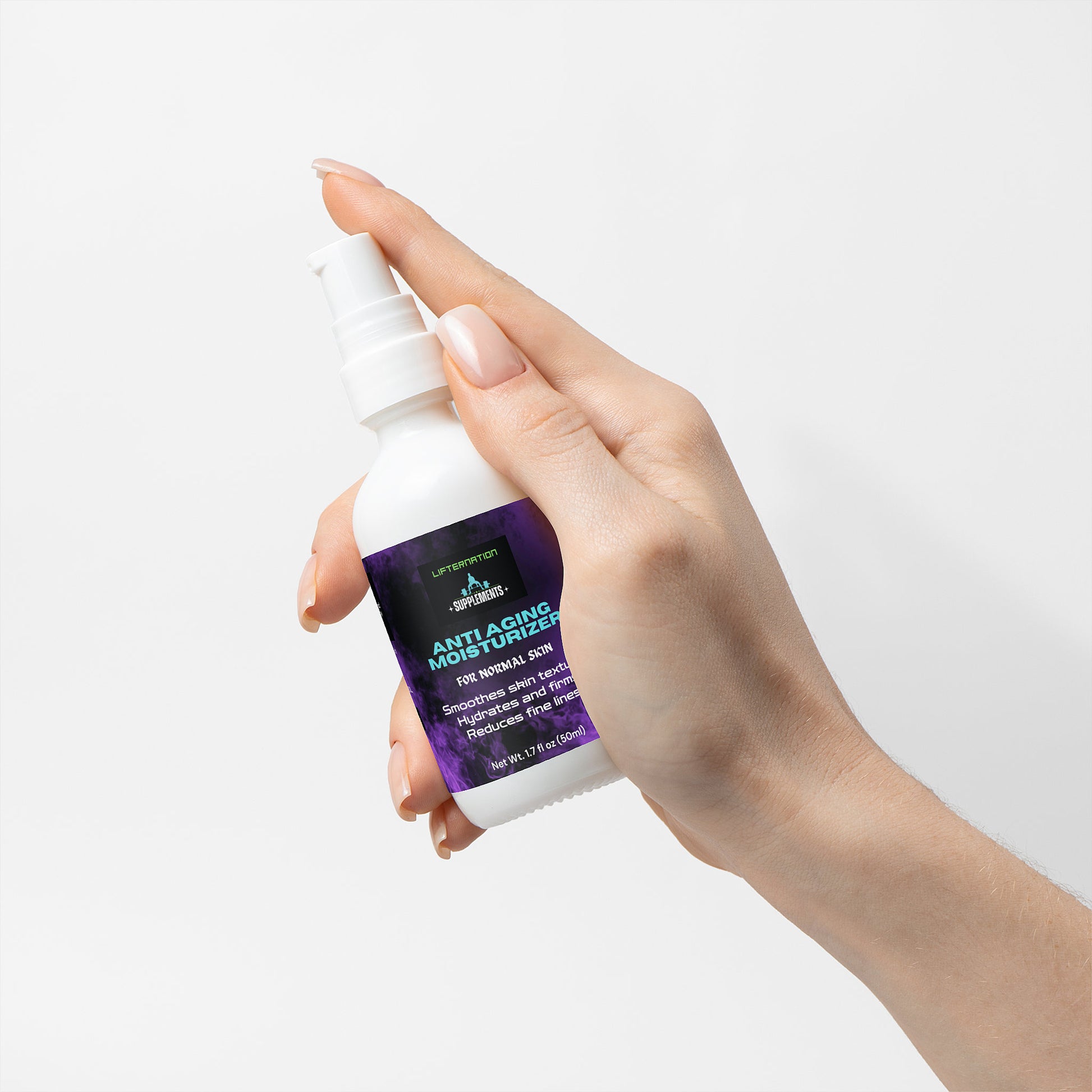 LifterNation Anti-Aging Moisturizer for Normal Skin 1.7Fl oz Personal Care and Beauty LifterNation Supplements