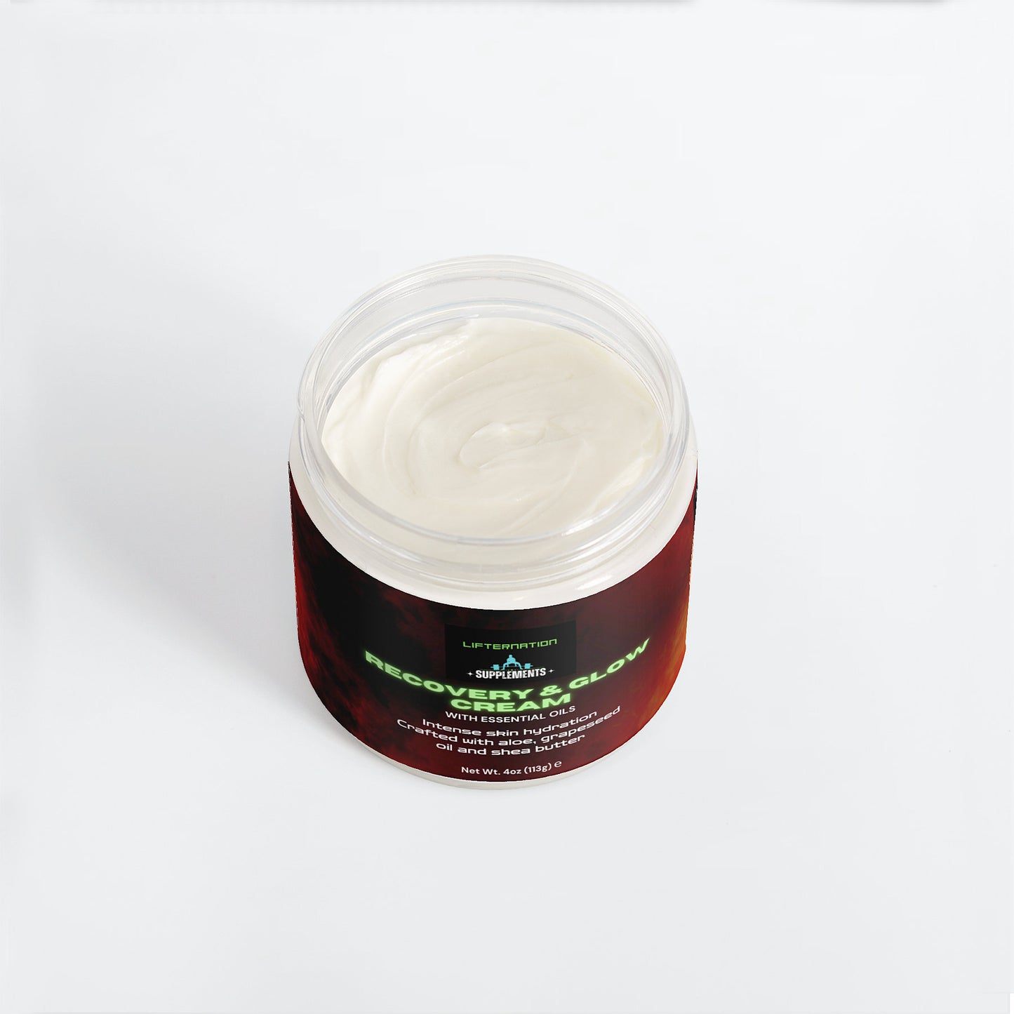 LifterNation Recovery & Glow Cream 4oz