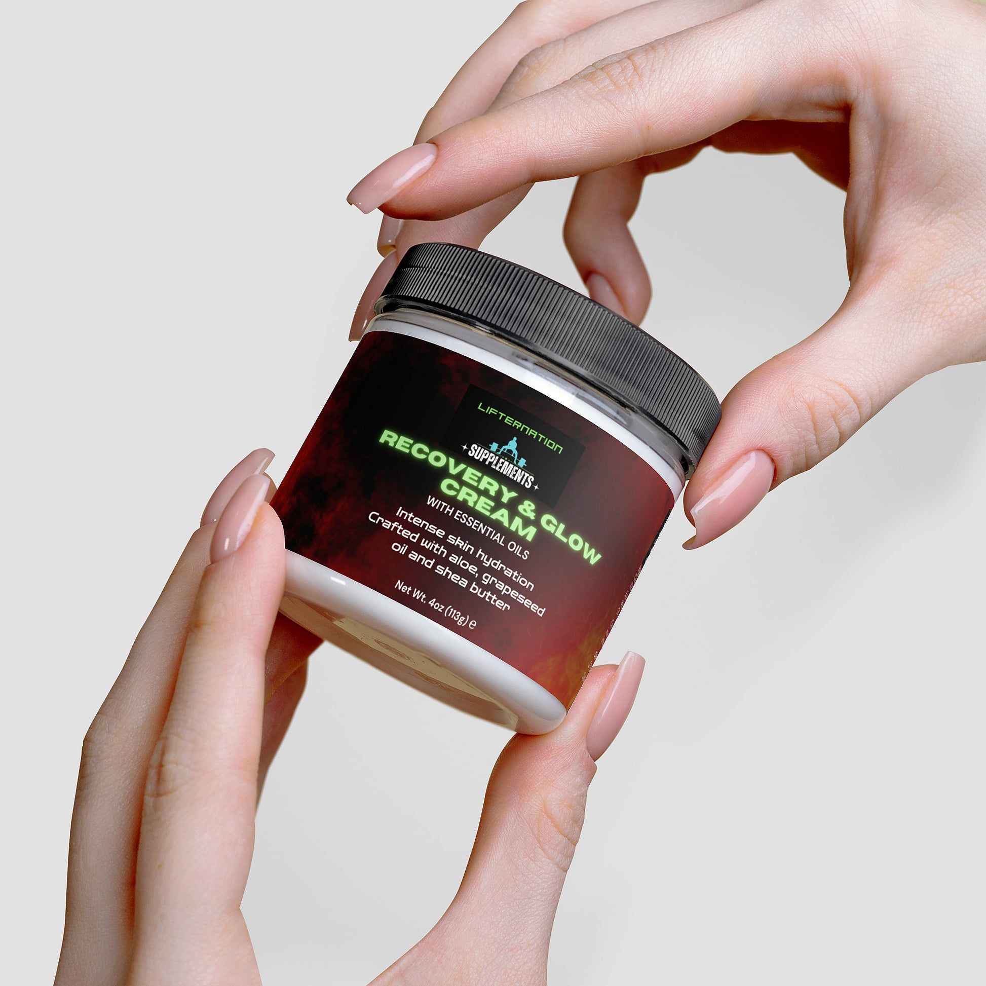 LifterNation Recovery & Glow Cream 4oz Personal Care and Beauty LifterNation Supplements