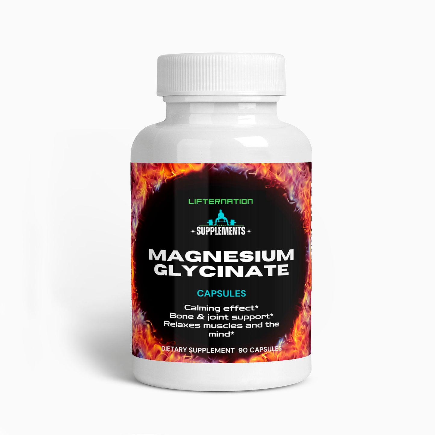 LifterNation Magnesium Glycinate (90 Capsules)