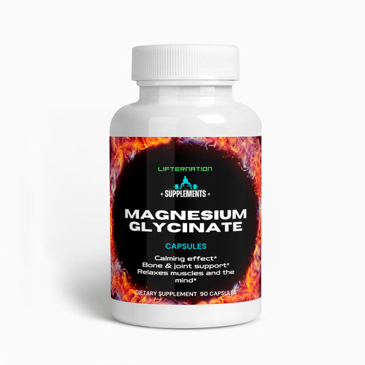 LifterNation Magnesium Glycinate (90 Capsules)