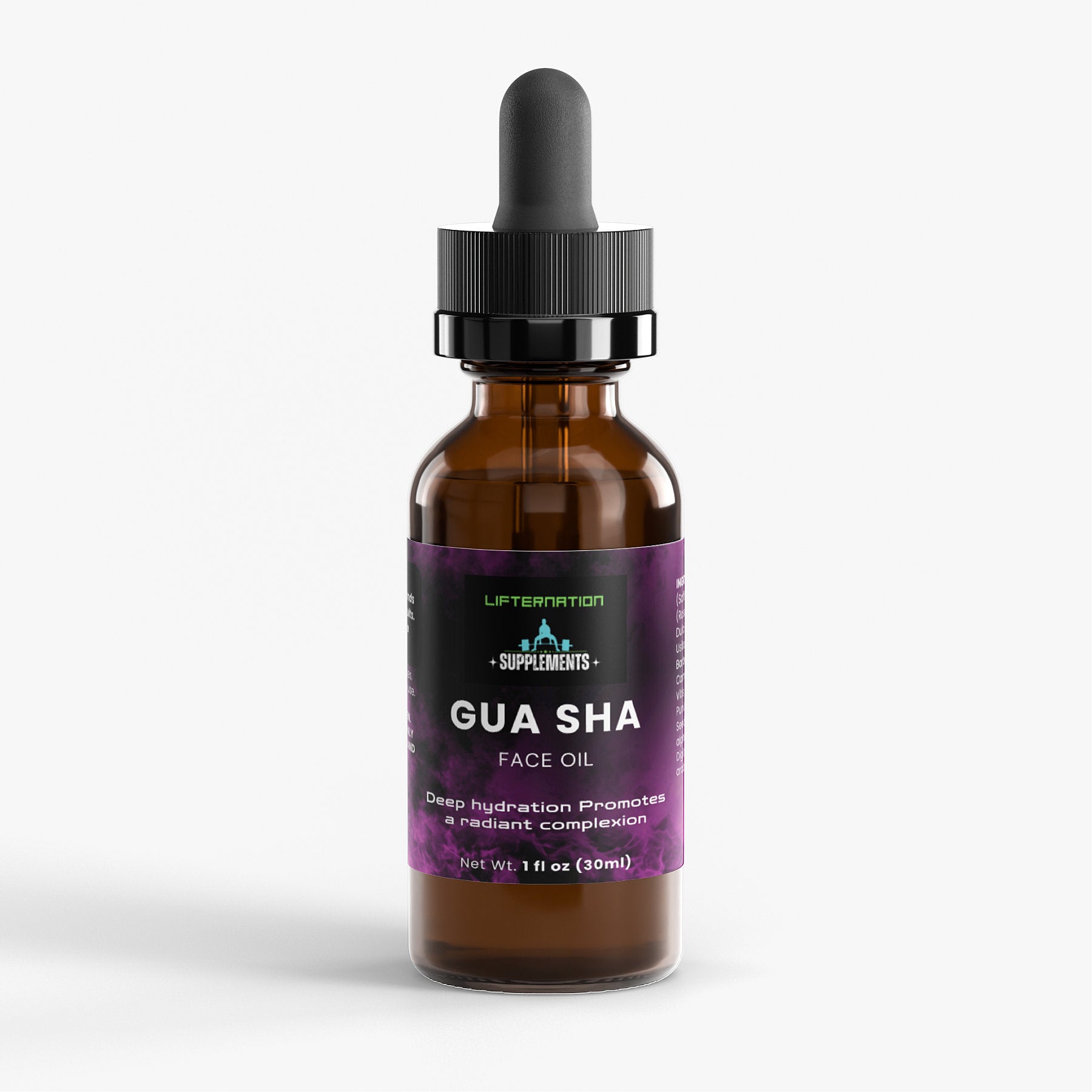 LifterNation Gua Sha Face Oil 1FL oz Personal Care and Beauty LifterNation Supplements
