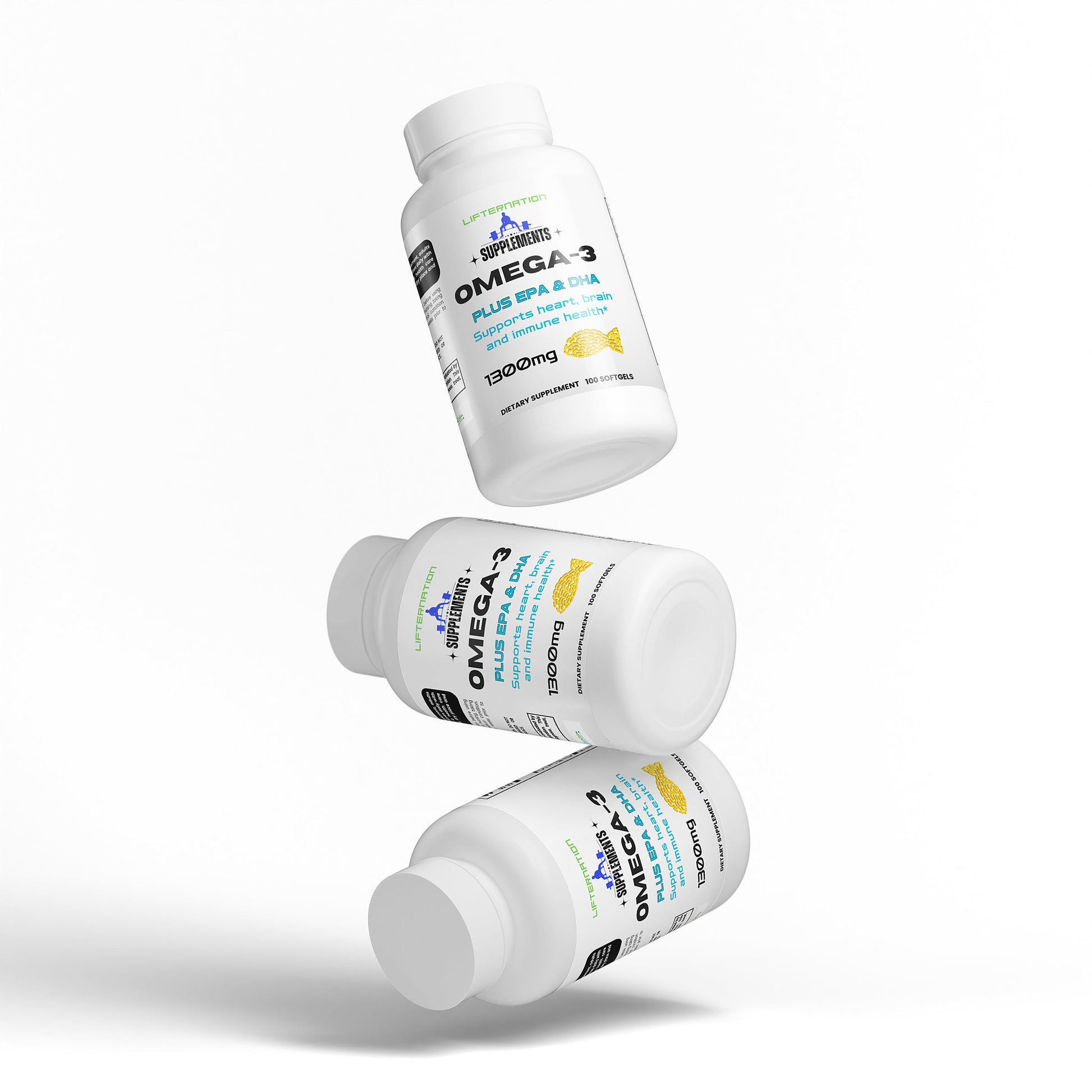 LifterNation Omega-3 Plus EPA & DHA (1300mg) Specialty Supplements LifterNation Supplements