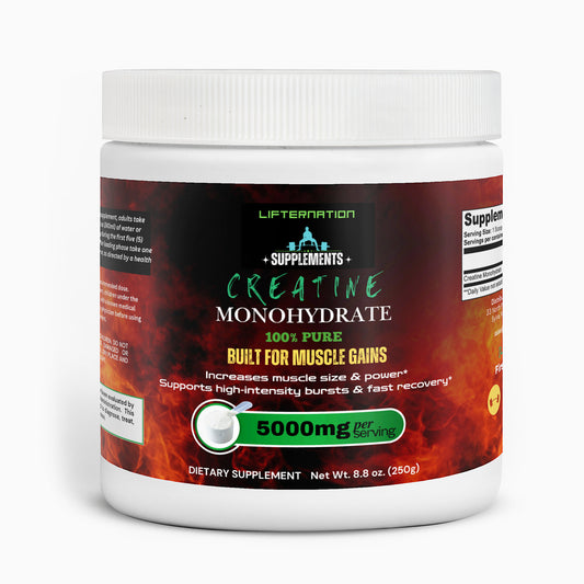 LifterNation Creatine Built for Muscle Gains (5000mg)