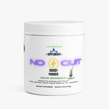 LifterNation No Quit Energy Powder (Melon Creamsicle) Specialty Supplements LifterNation Supplements