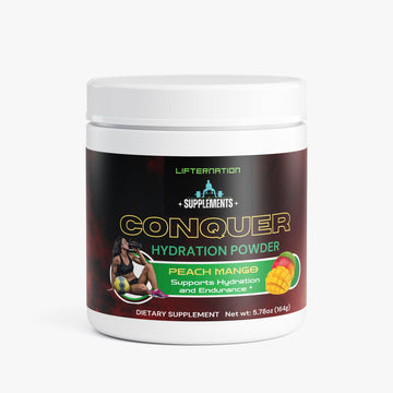LifterNation ConQuer Hydration Powder (Peach Mango) Specialty Supplements LifterNation Supplements