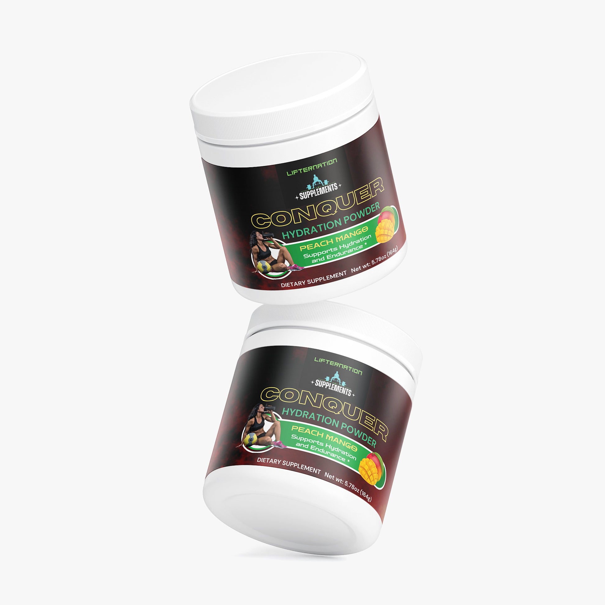 LifterNation ConQuer Hydration Powder (Peach Mango) Specialty Supplements LifterNation Supplements