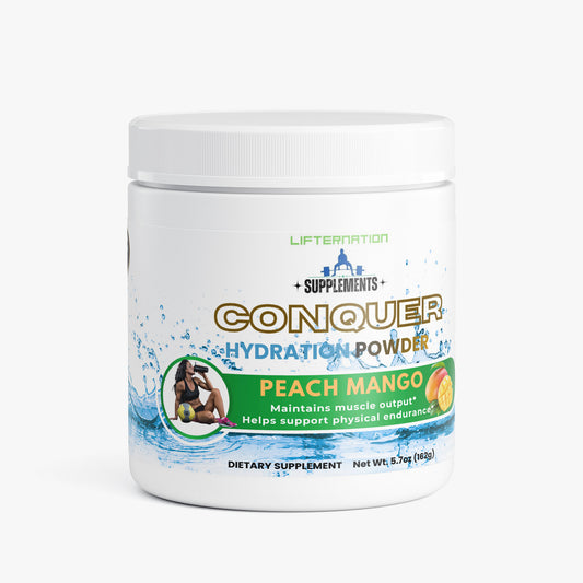 LifterNation Conquer Hydration Powder (Peach Mango) Intra-Workout Supplements LifterNation Supplements
