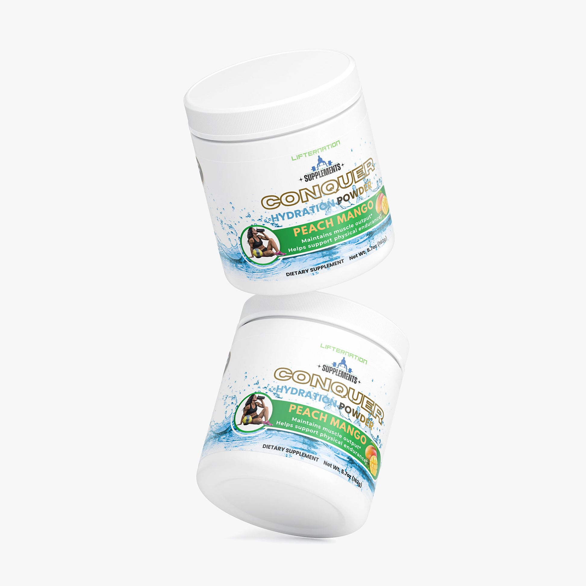 LifterNation Conquer Hydration Powder (Peach Mango) Intra-Workout Supplements LifterNation Supplements